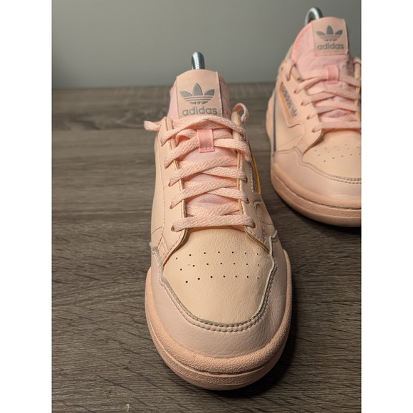 Adidas Continental 80 Pastel Pink Women's Sneakers Retro Tennis Shoes - Picture 3 of 10